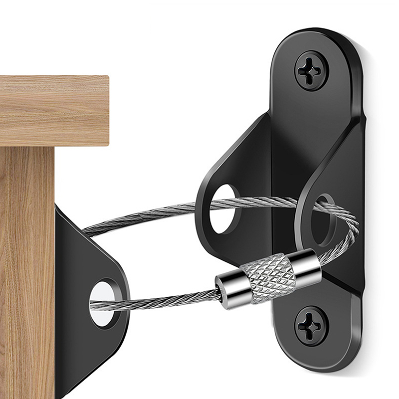 1 Set Pengait Furnitur Anti Te - Earthquake Anchor Strap ulasan dan harga