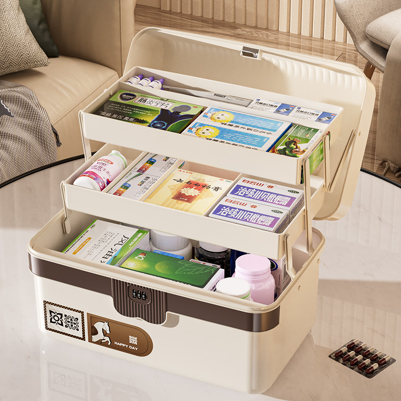 Kotak Obat Berkapasitas Besar  - Medicine Cabinet Lock ulasan dan harga