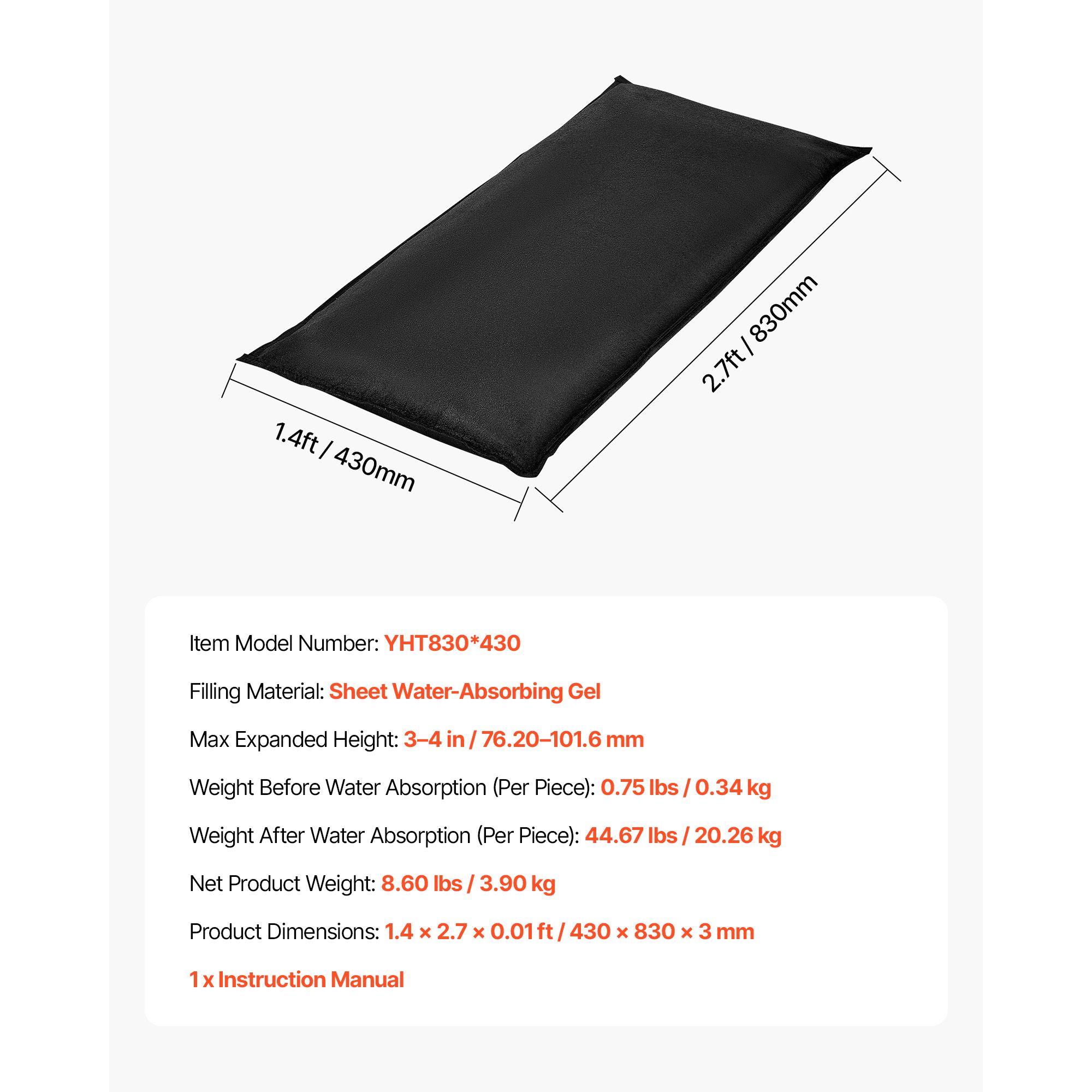 Penghalang Banjir, 10 buah, uk - Flood Barrier Bag ulasan dan harga