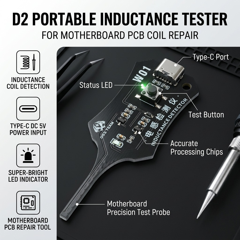 D2 Penguji Induktansi Tipe C I - Co Detector Plug ulasan dan harga